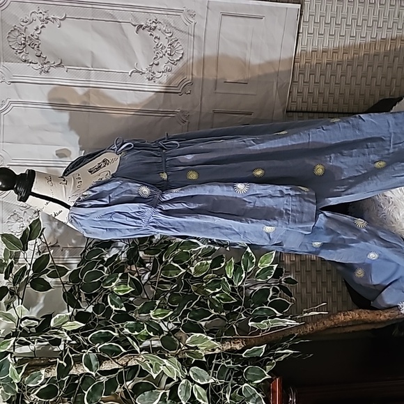 Free People Emory Embroidered MIDI Dress - Picture 6 of 15